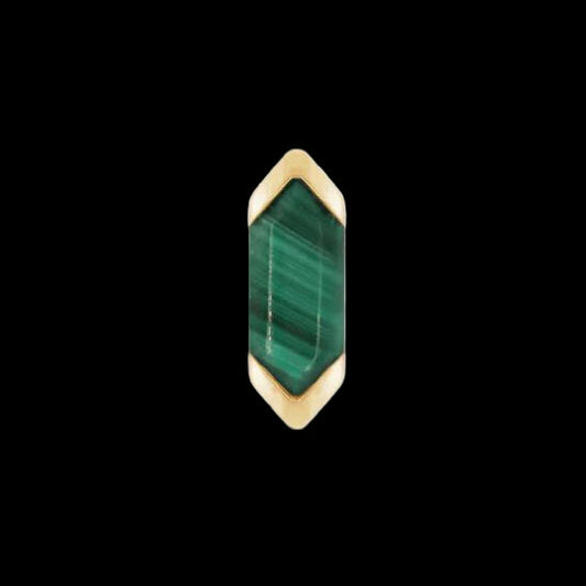 "Mystic" Genuine Malachite YG