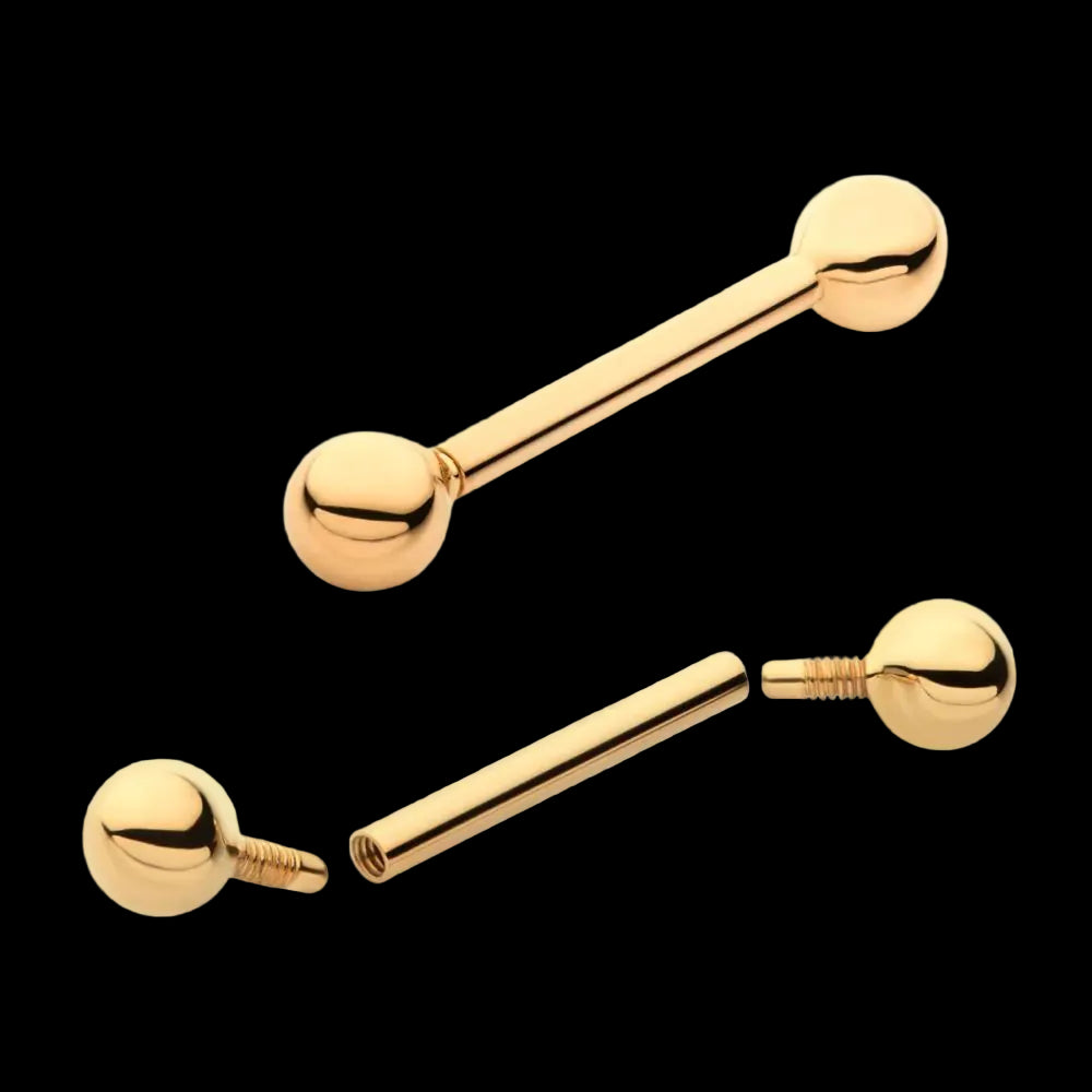 14g 9/16 Threaded Barbell YG