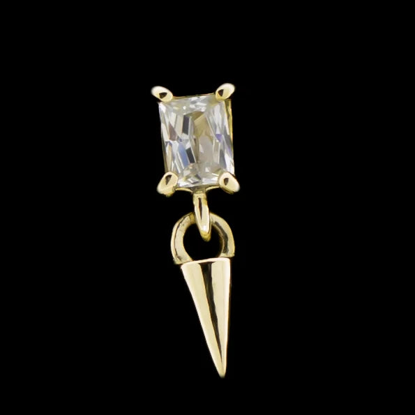 "Nolani" CZ 14k YG