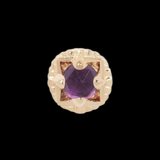 "Omega 24" Genuine Amethyst YG