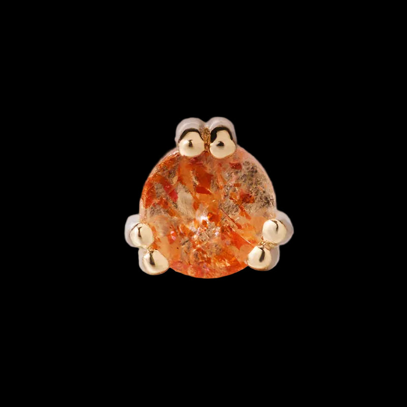 "Origin" Genuine Oregon Sunstone YG