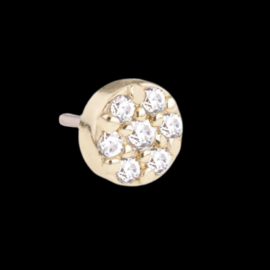 "Pavé Disk" CZ YG