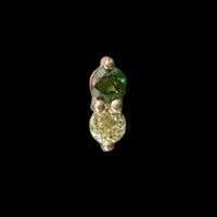 "Penelope" Genuine Olive Green Tourmaline/Peridot