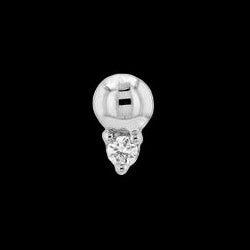 "Pippa Bead" Genuine Diamond WG