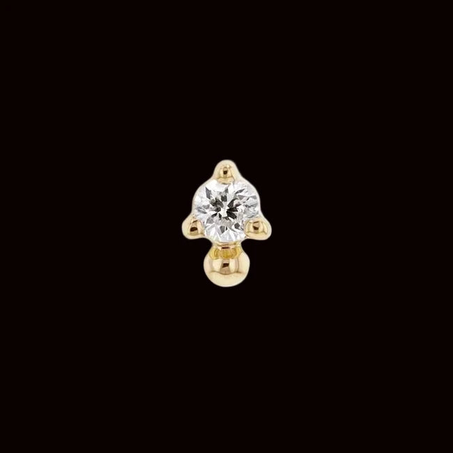 "Pippa Dot Mini" Genuine Diamond YG