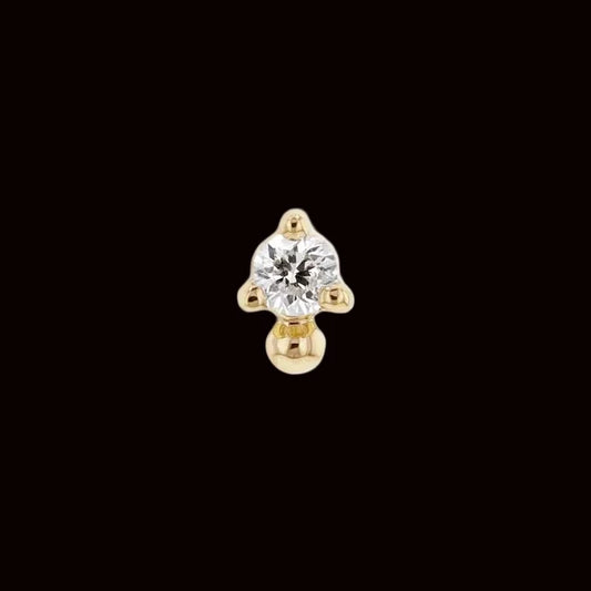 "Pippa Dot Mini" Genuine Diamond YG