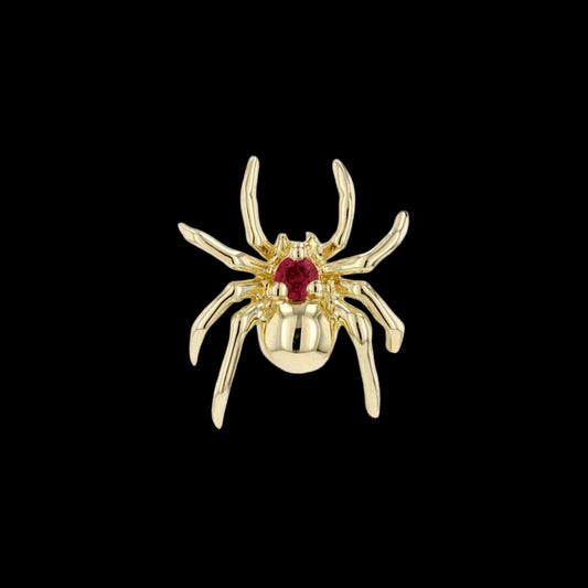 "Pippa Spider" Genuine Ruby YG