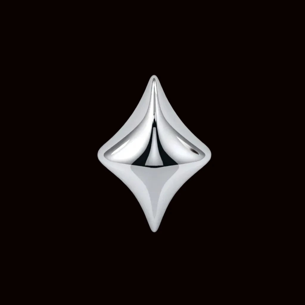 "Puffy Diamond" 14k WG