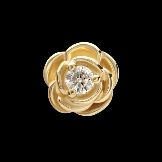 "Rosebud Bloom" CZ YG