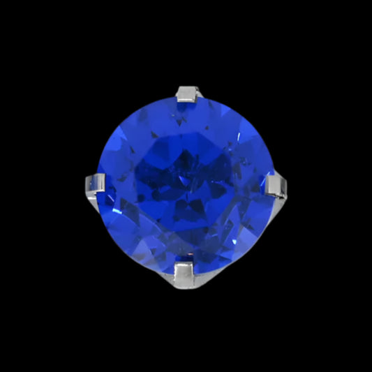 2.5m Blue Sapphire Prong Ti.