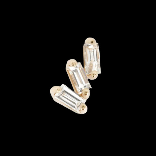 "Staxx" White Topaz YG