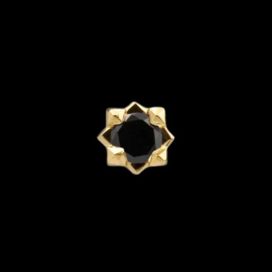 "Stella" Genuine Black Diamond YG