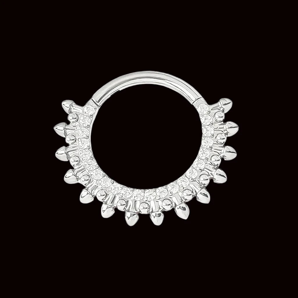 "Sun Clicker" CZ 16g 5/16 Ti.