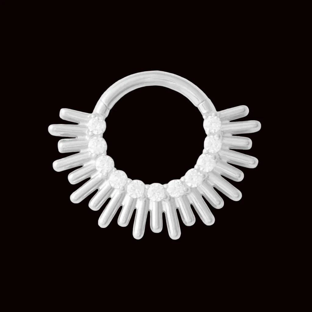 "Sun Ray Clicker" CZ 16g 3/8 Ti.