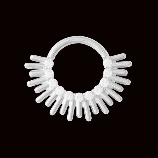 "Sun Ray Clicker" CZ 16g 3/8 Ti.