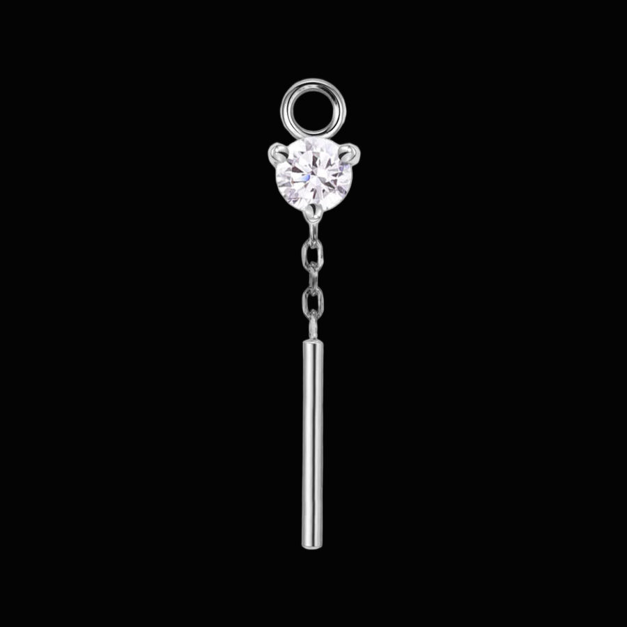 "Tease Charm" CZ WG