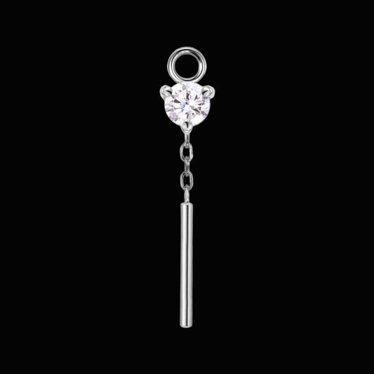 "Tease Charm" CZ WG