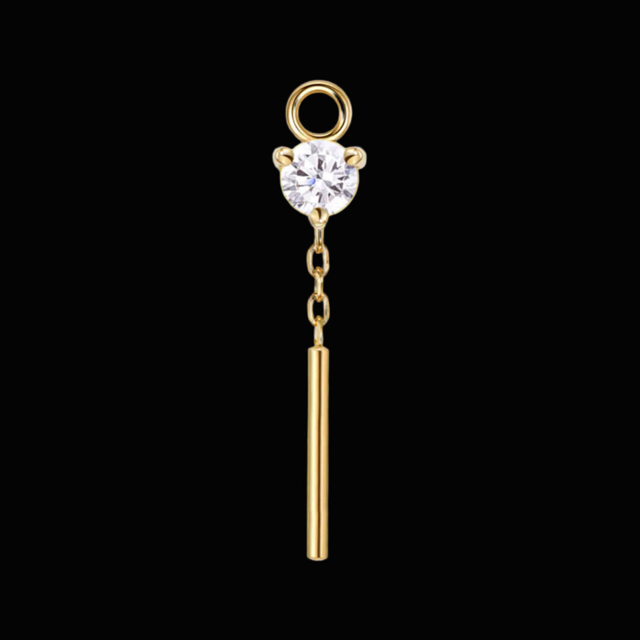 "Tease Charm" CZ YG