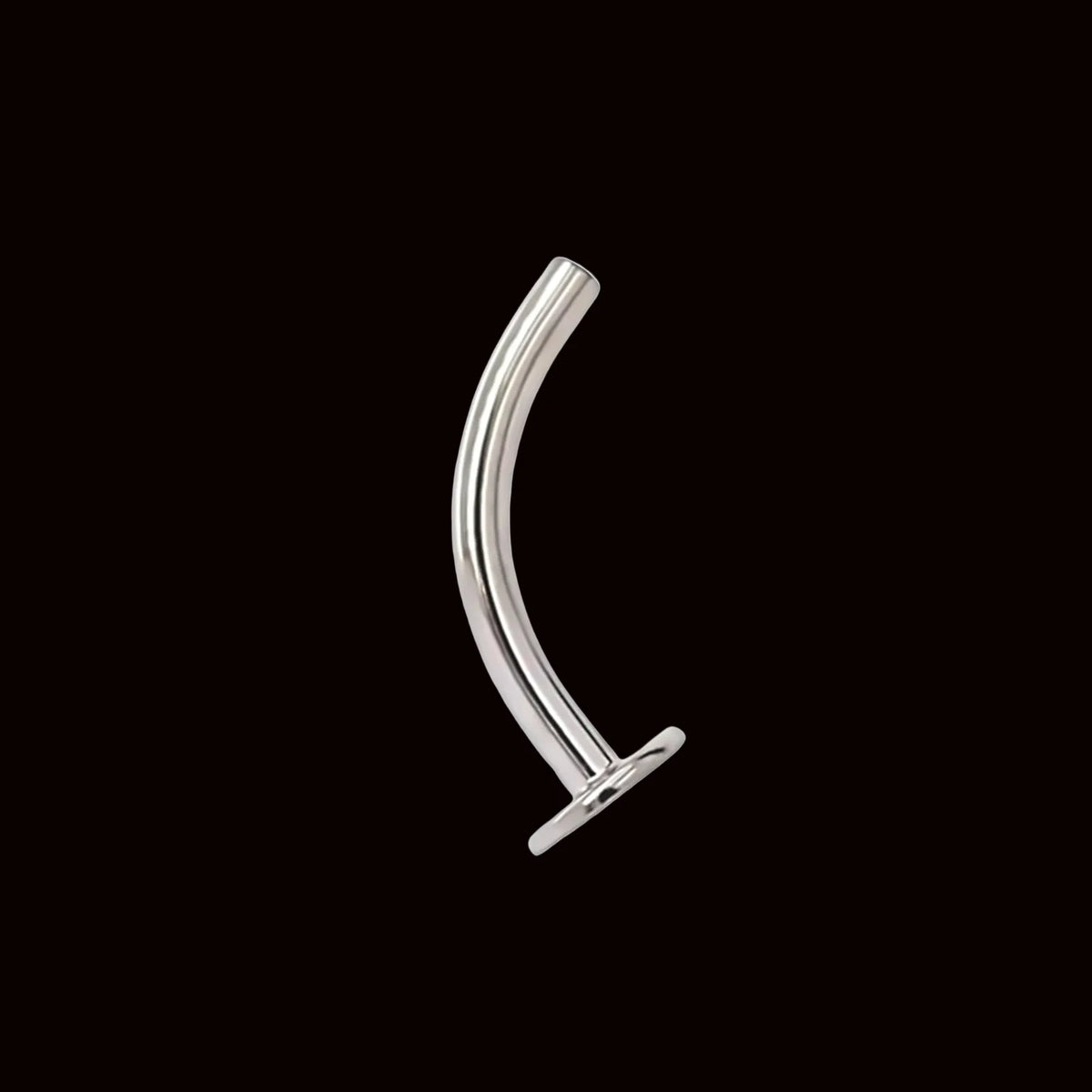 14g 9/16 Threaded Floating Navel Curve Ti.