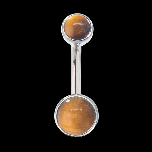 Double Tigers Eye Bezel Curve Ti.