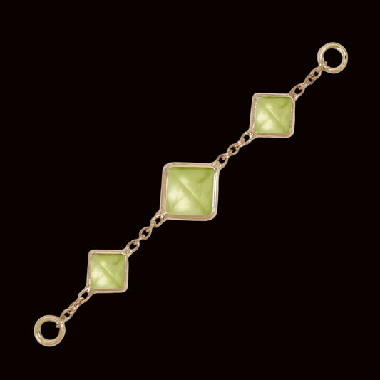 Triple Peridot Chain YG