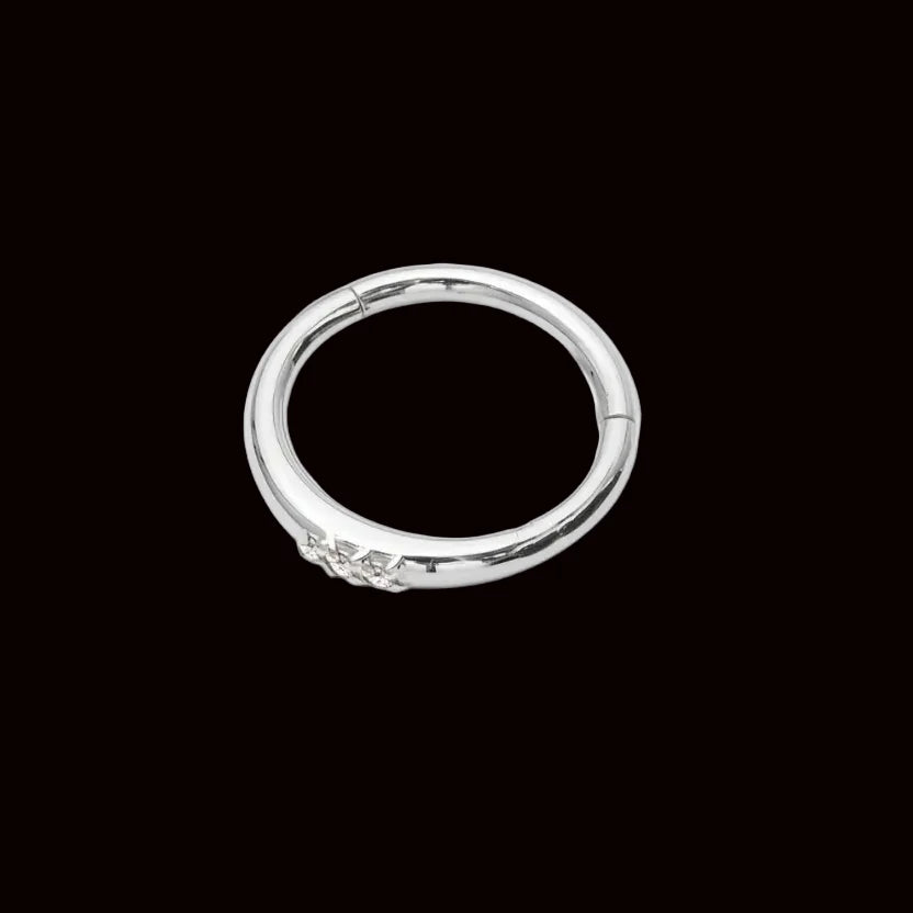 "Triplet Clicker" 16g 5/16 CZ 14k WG