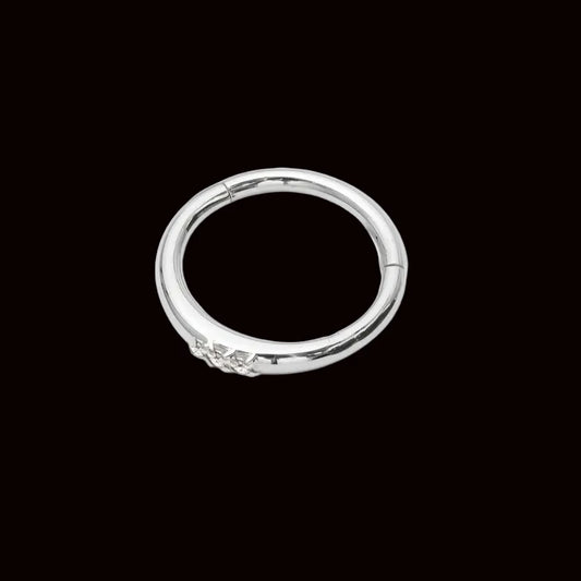 "Triplet Clicker" 16g 5/16 CZ 14k WG