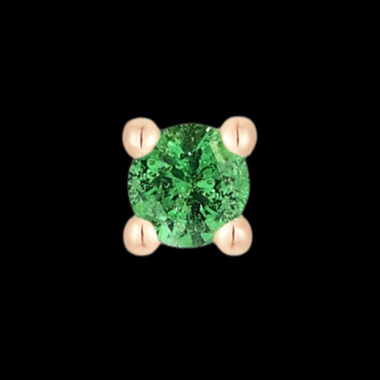 2m Tsavorite Prong RG