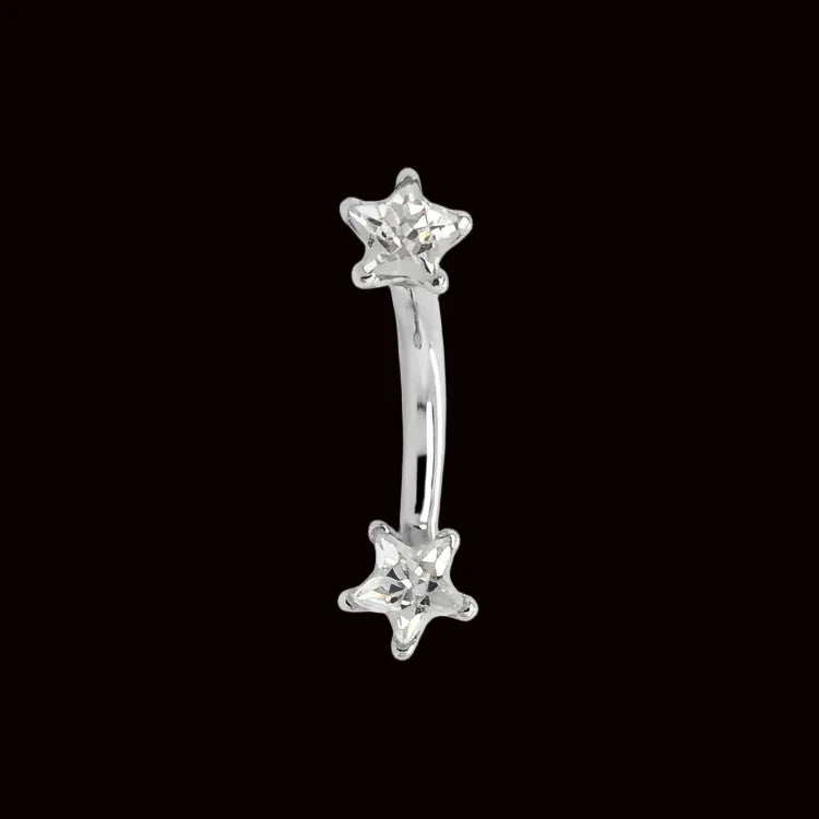 "Twinkle Twinkle" 16g 5/16 CZ 14k WG