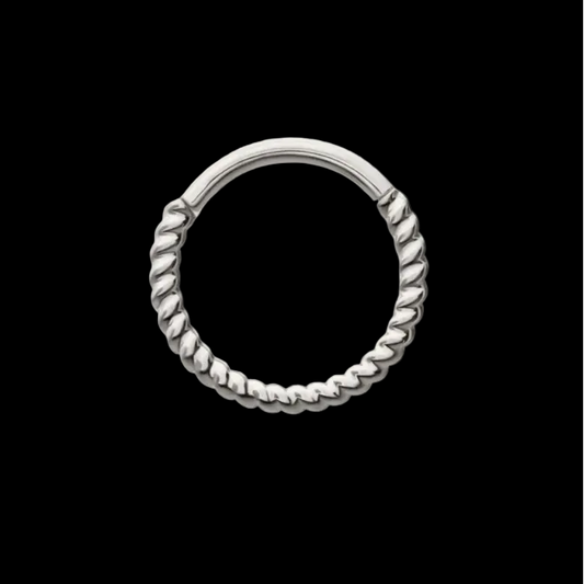 "Twisted Rope" 16g 3/8 Clicker Ti.