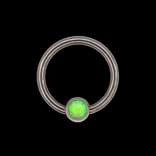 16g 11/32 Lime Green Opal FBR Ti.